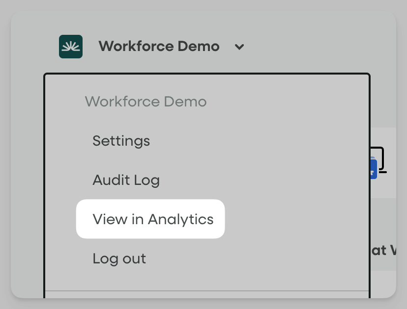 Workforce > View in Fullstory