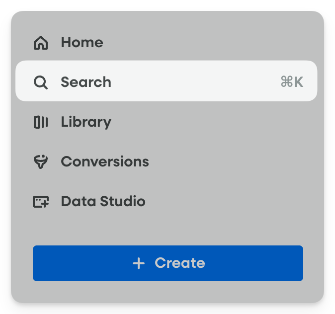 Fullstory Menu - Search 337px