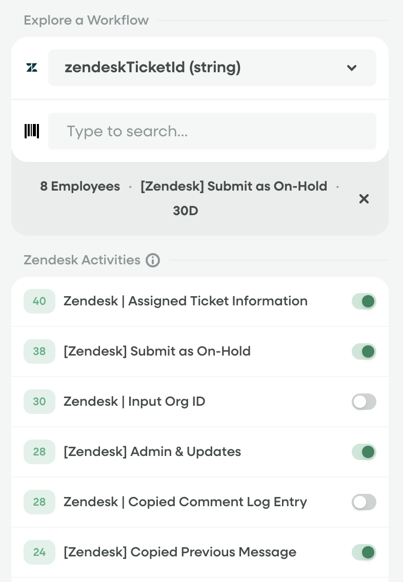 Example Workflow configuration